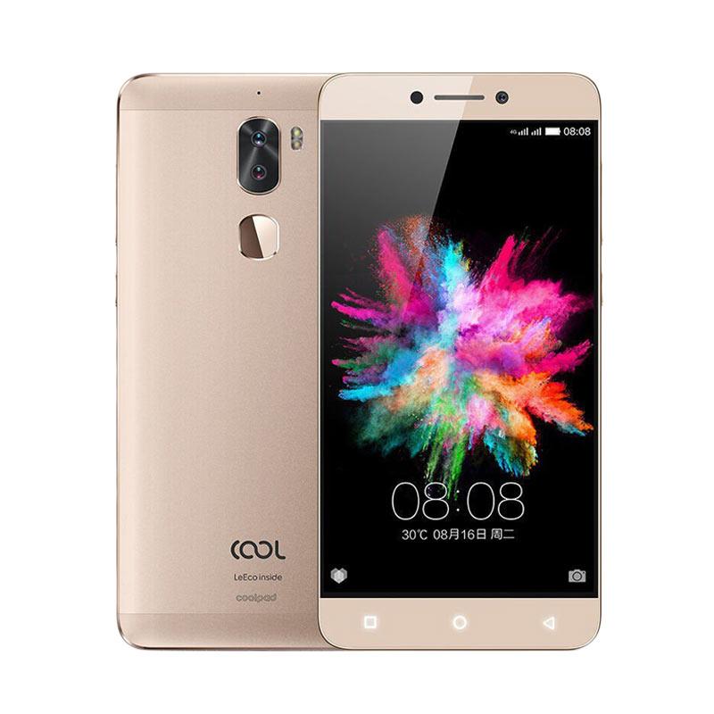 Jual Coolpad Cool Dual R116 Smartphone - Gold [32 GB/ 3 GB