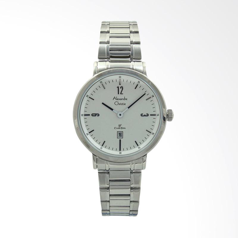 jual alexandre christie 8499 ldbsssl stainless steel jam tangan wanita silver white jual alexandre christie 8499 ldbsssl stainless steel jam tangan wanita silver white