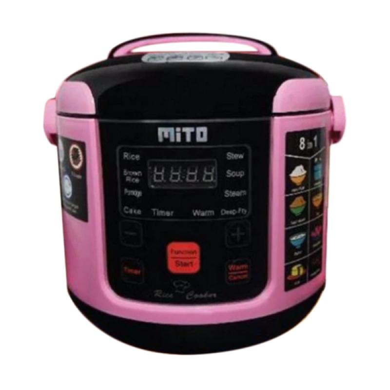 Jual Mito 8in1 Rice Cooker - Pink Black Online - Harga