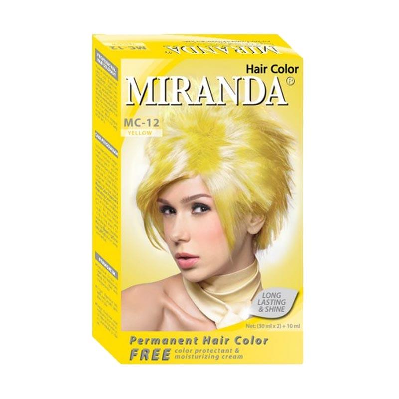 Jual Miranda  Hair Color MC12 Kuning Online Harga 