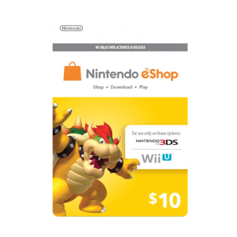 Jual Nintendo Eshop Voucher [10$] Online - Harga 