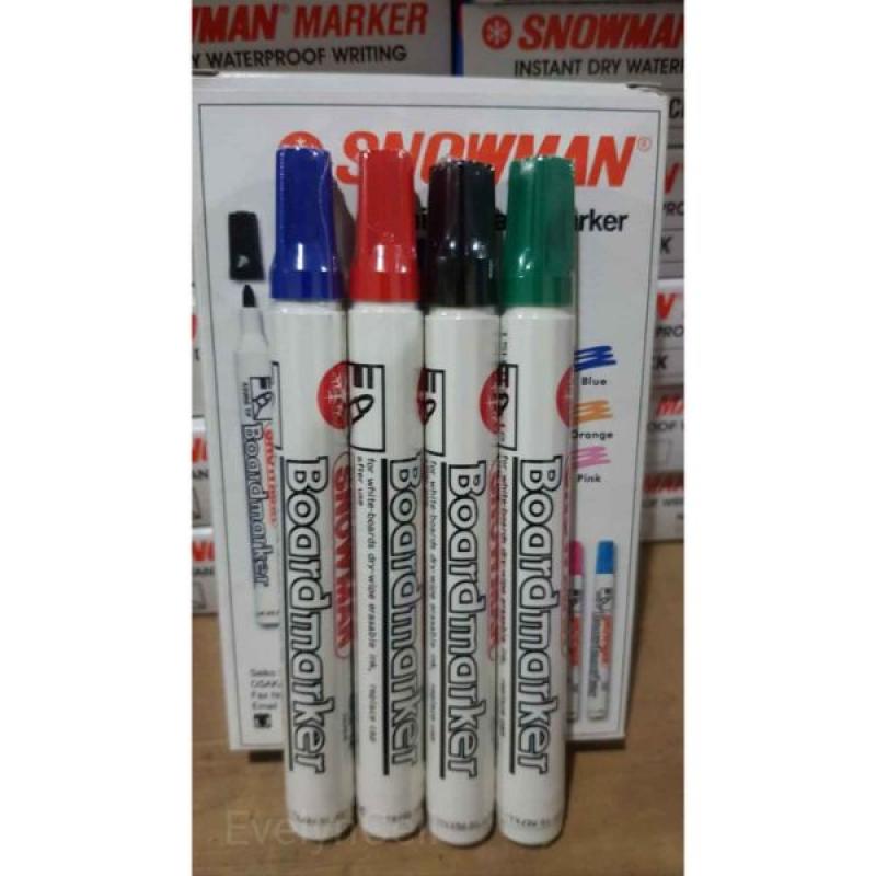 â Spidol Whiteboard Snowman Board Marker Bg-12 - Pcs Terbaru Agustus