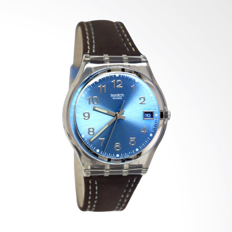 jual swatch blue choco jam tangan pria coklat gm415 jual swatch blue choco jam tangan pria coklat gm415