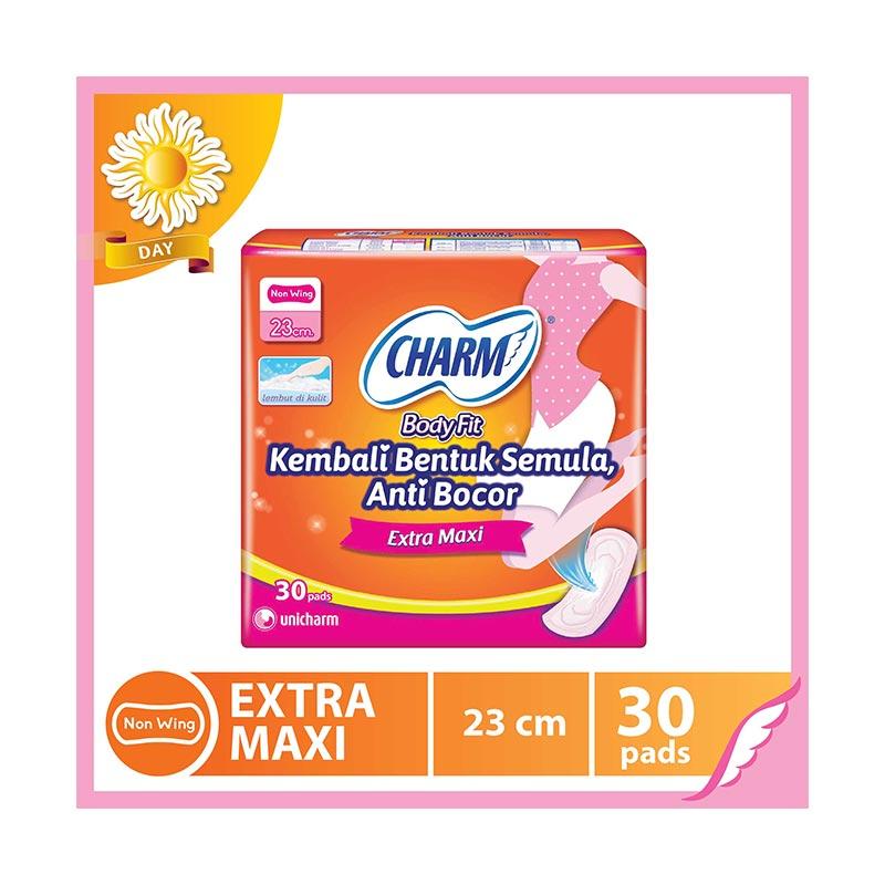 Jual Charm  Body Fit Extra Maxi Pembalut Wanita 30 Pads 