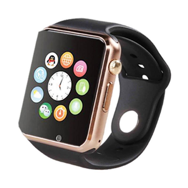 Jual Onix A1 U10 Smartwatch Gold Black Harga jual onix a1 u10 smartwatch gold black harga