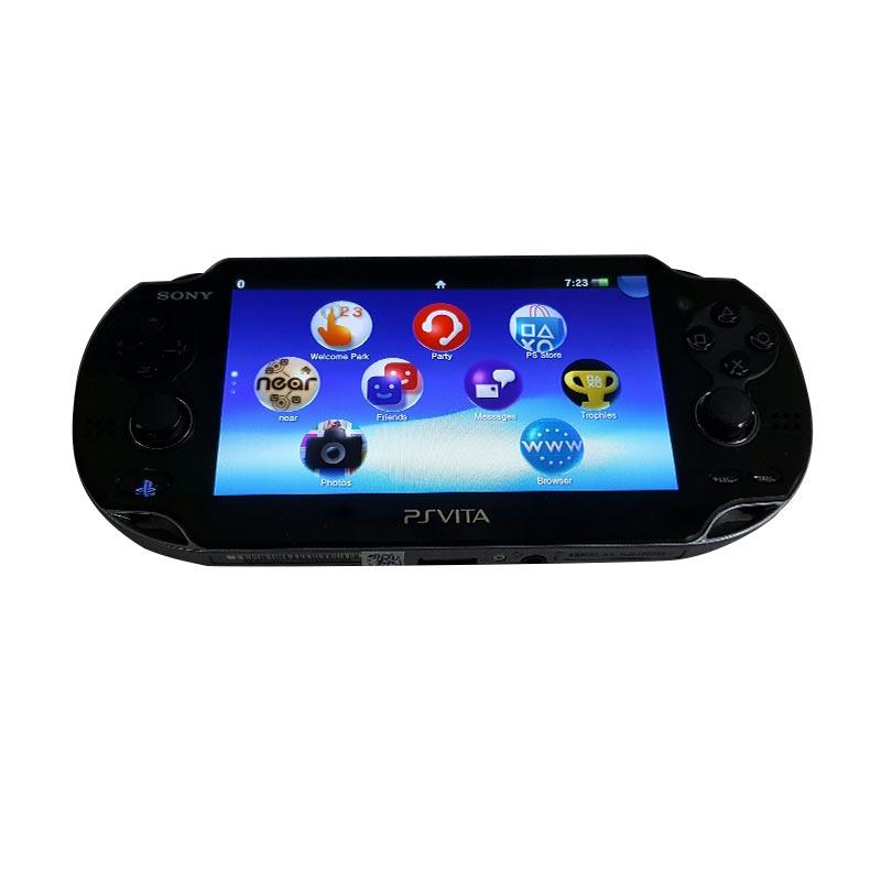 Jual SONY PS Vita Fat C   FW - Black [Micro SD 64GB Full