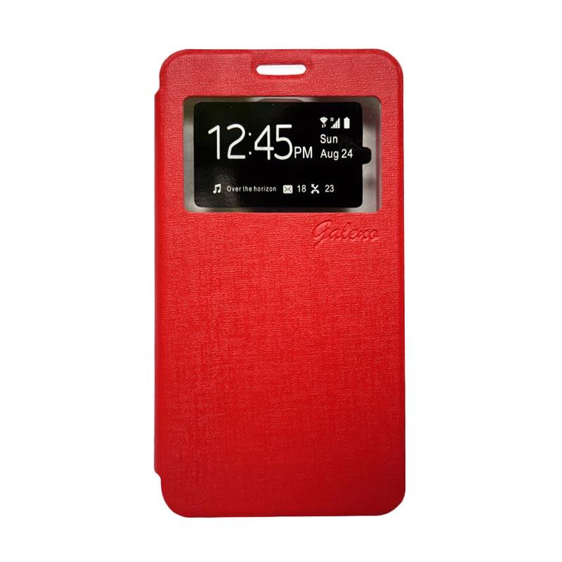 jual galeno flip cover casing for vivo y31 merah jual galeno flip cover casing for vivo y31 merah