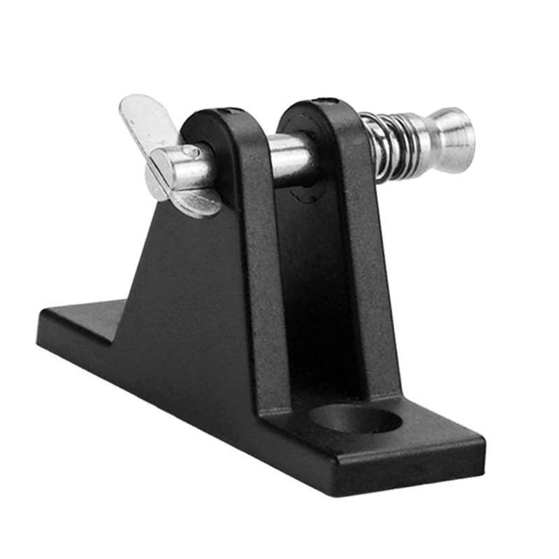 Promo Black Nylon Deck Hinge with Quick Release Pin Marine Boat Bimini