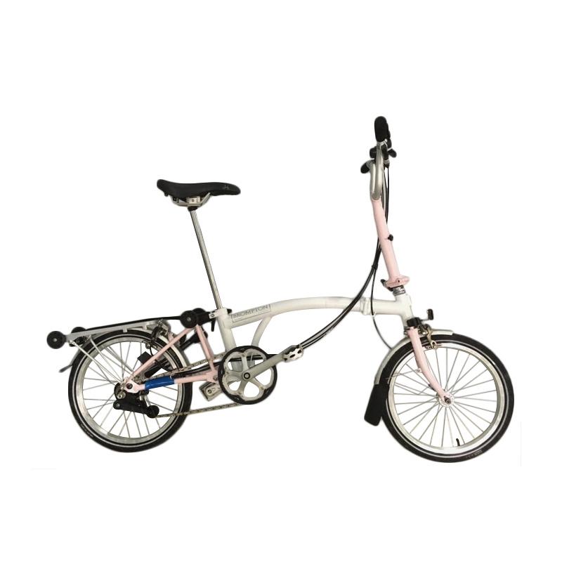 Jual Brompton M6R Sepeda Lipat White Cherry Blossom Jual Brompton M6R Sepeda Lipat White Cherry Blossom