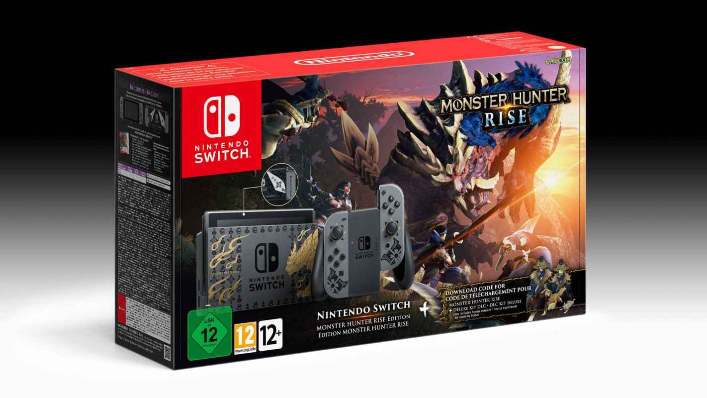 Jual Console Nintendo Switch Monster Hunter Rise New Model V2 HAC001