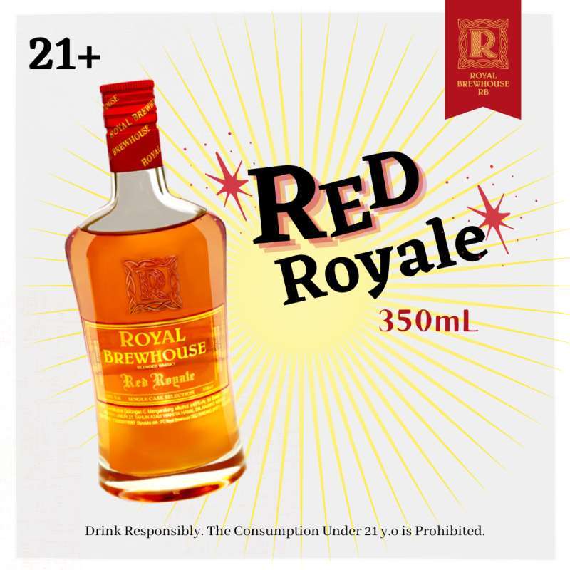 Jual Royal Brewhouse Red Royale Whisky 350ML di Seller