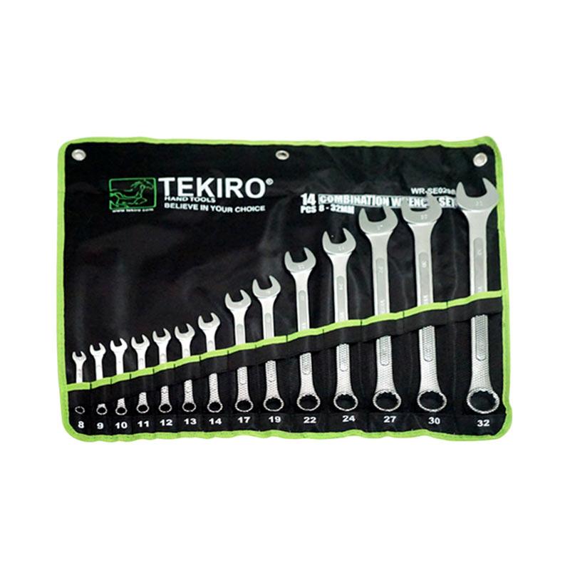 Jual TEKIRO Set Kunci Ring Pas [14 pcs/ 8-32 mm] Online