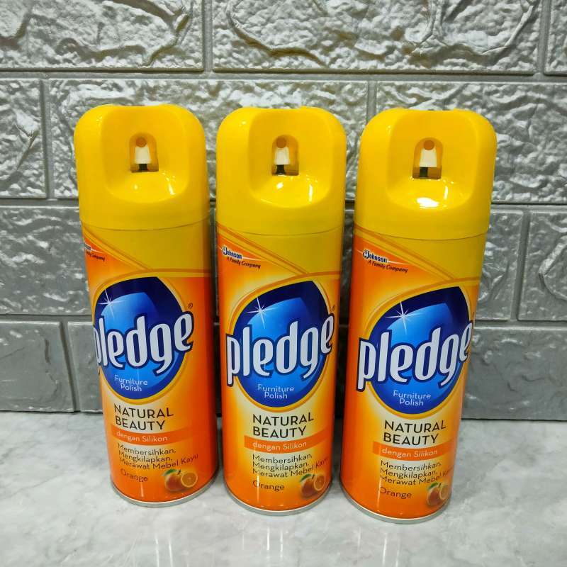 Jual Pledge Furniture Polish Natural Beauty Orange 350 Gr Paket 3 Pcs