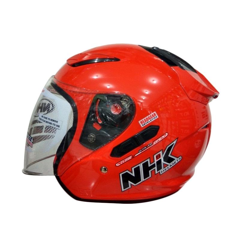 Jual NHK R1 Helm Half Face - Solid Royal Red Online