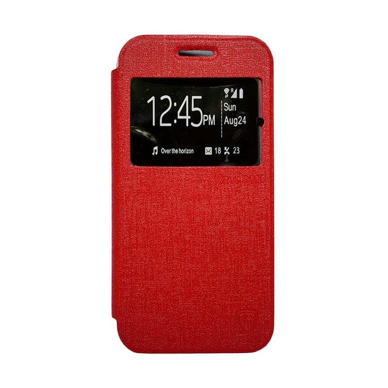 jual zagbox flip cover casing for oppo r3 merah jual zagbox flip cover casing for oppo r3 merah