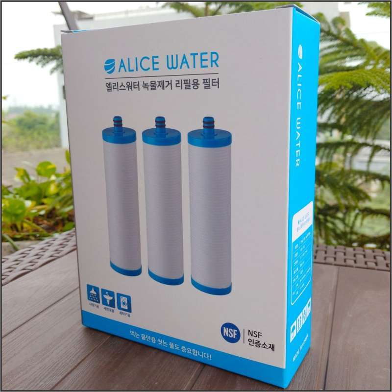 Jual Waterpia Home Refill Filter Shower Korea Alice Water 3 pcs di
