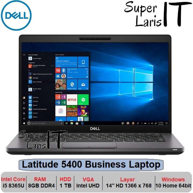 Jual Laptop Dell Latitude 5400 Intel i5 8365U|8GB|1TB|14inch|W10