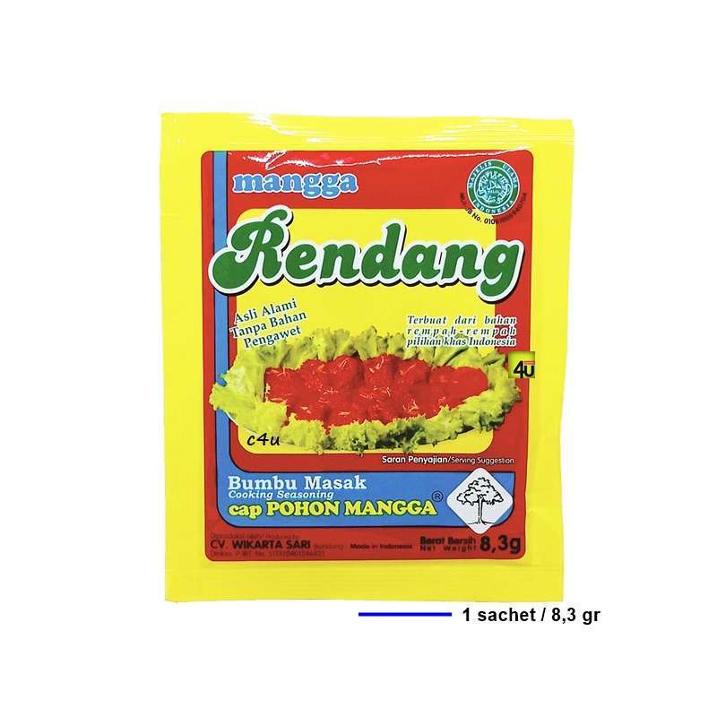 Jual Cap Pohon Mangga - RENDANG Bumbu Masak Instan [8,3 g/sachet] di ...