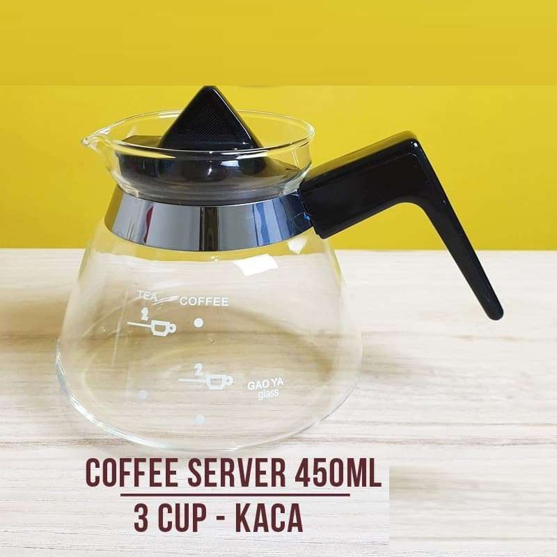 Jual Coffee Server Tea Range Server 500ml Teko Kopi Gelas Teh di