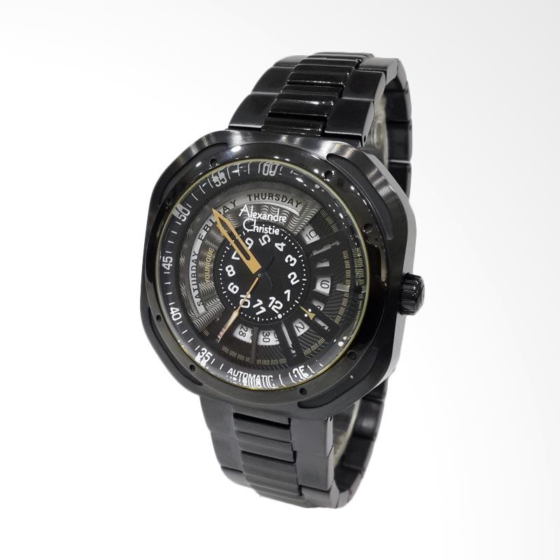 jual alexandre christie automatic jam tangan pria black jual alexandre christie automatic jam tangan pria black