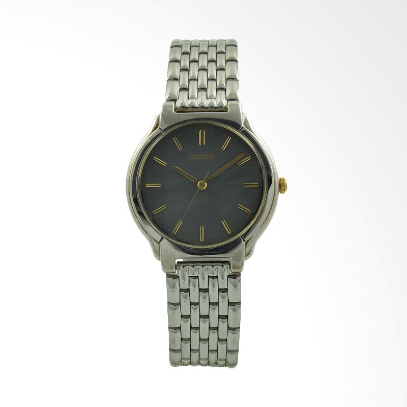 jual seiko stainless steel jam tangan pria silver black jual seiko stainless steel jam tangan pria silver black