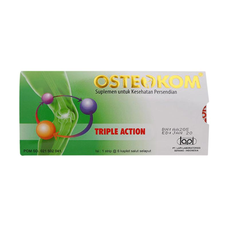 Promo Lapi Osteokom Suplemen Kesehatan [1 Strip/ 6 Tablet] Diskon 18% ...