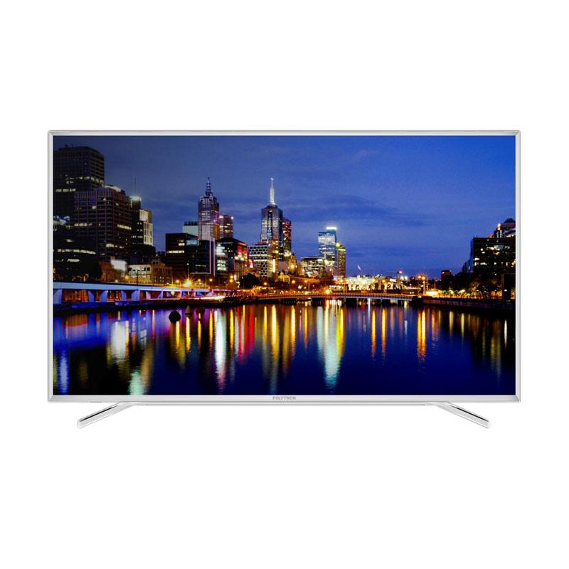 Polytron LED TV PLD65UV5900 65 Inch TV Layar Datar, LCD 