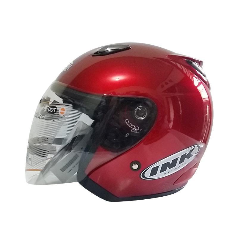 Jual INK Centro Helm Half Face Red Maroon Online Harga  Jual INK Centro Helm Half Face Red Maroon Online Harga