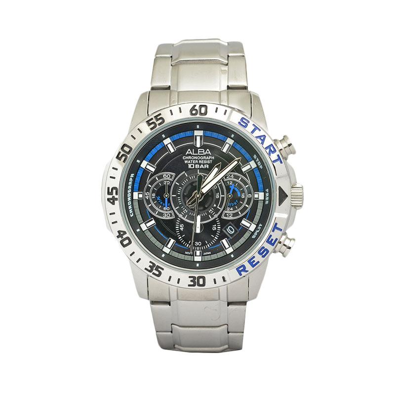 Jual Alba AL030SBL Jam Tangan Pria - Black Online - Harga 