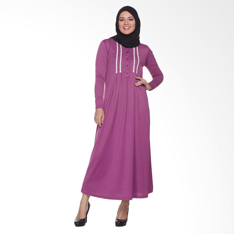 Jual Elzatta  Zaina Gamis  Purple Online Harga Kualitas Terjamin Blibli com