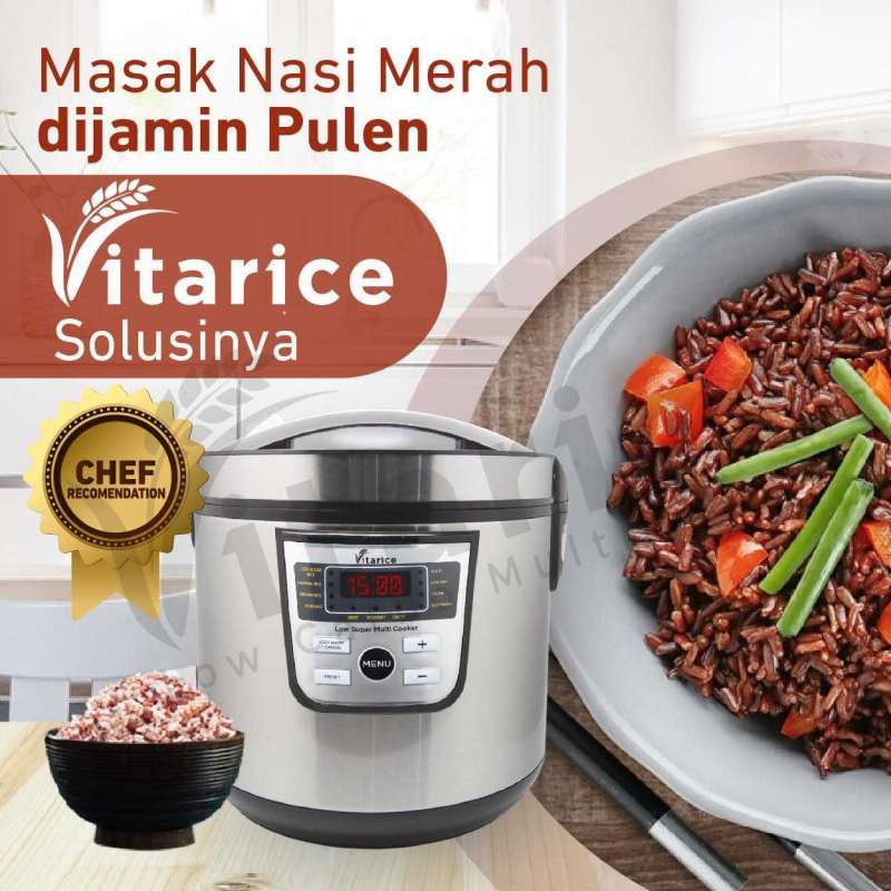 Jual Vitarice Low Carbo Rice Cooker Untuk Masak Beras Shirataki Vs