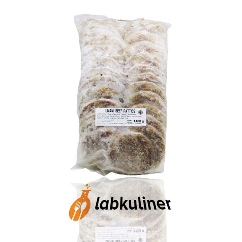 Jual Bernardi Beef Patties Daging Burger Sapi Umami 1400gr Isi 26pcs