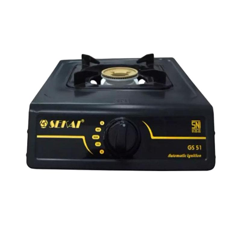 jual sekai gs 51 kompor gas hitam 1 tungku jual sekai gs 51 kompor gas hitam 1 tungku