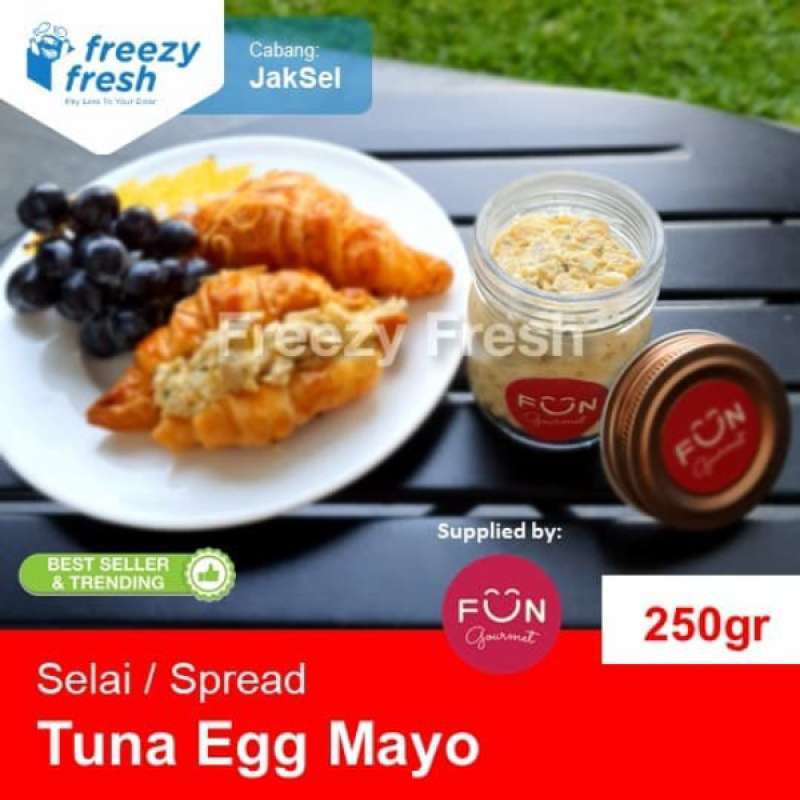 Jual Tuna Egg Mayo Spread Selai Tuna Egg Mayo , RTE by Fun Gourmet