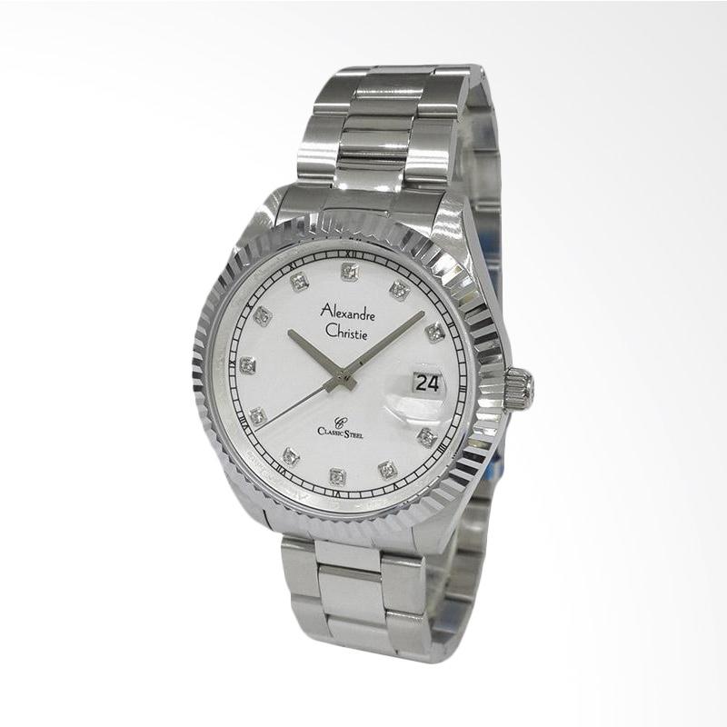 jual alexandre christie jam tangan pria silver 5003 jual alexandre christie jam tangan pria silver 5003