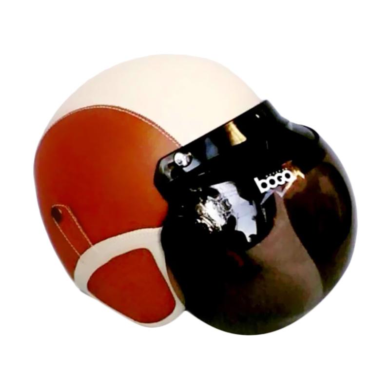 Jual Jbx Helmet Retro Klasik Kulit Kaca Bogo Original Helm