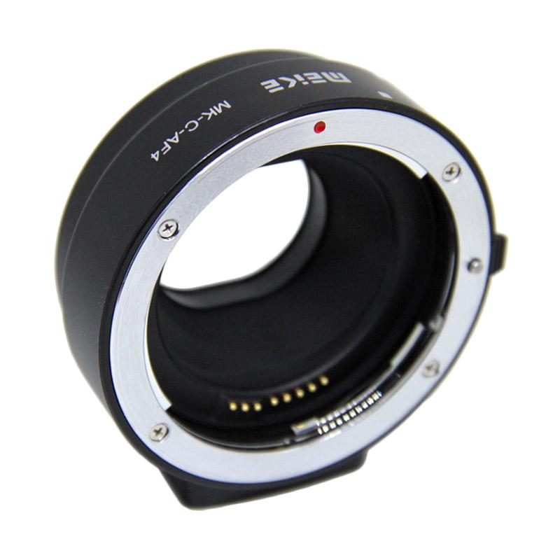 Jual Meike MKCAF4 Mount Adapter for Canon EOS M Black di Seller