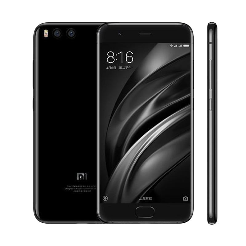 Jual Xiaomi MI 6 Smartphone - Black Ceramic [ 128GB / 6GB