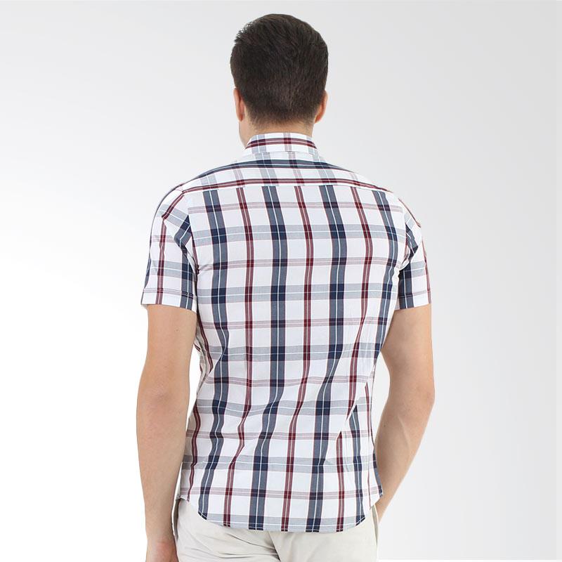 Jual Moc Manzone Selman Kemeja Pria - White Online