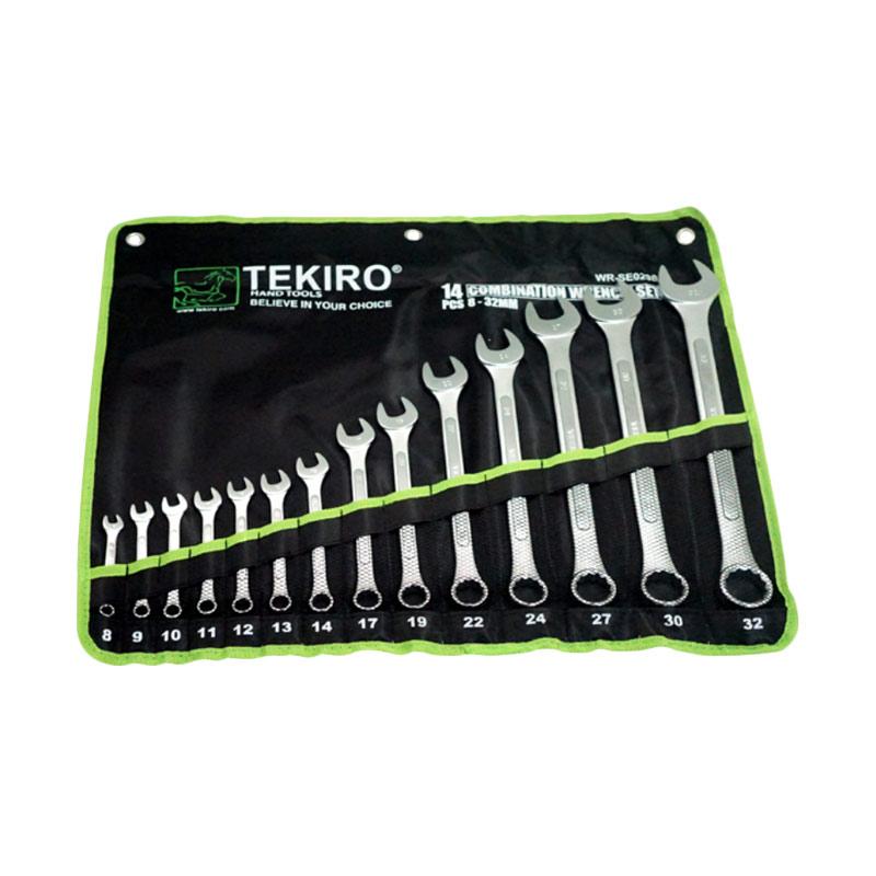 Jual TEKIRO Kunci Ring Pas Set [14 Pcs/ 8 - 32 mm] Online