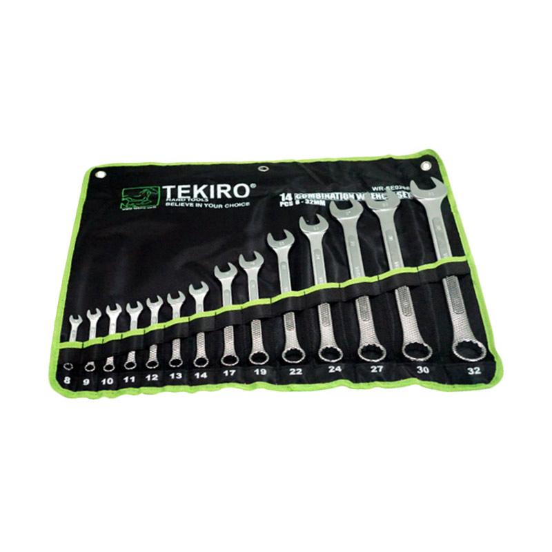 Jual TEKIRO Kunci Ring Pas Set [14 Pcs/ 8 - 32 mm] Online
