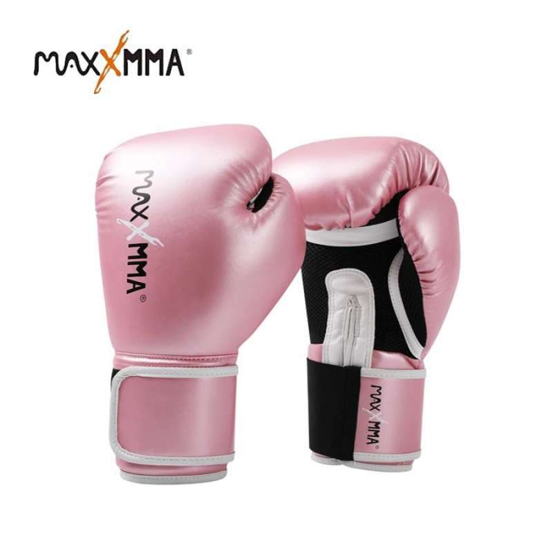 Promo MaxxMMA Pro Style Boxing Gloves Special Color (Unisex) Rose