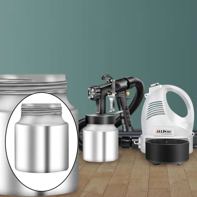 Promo Electric Spray Gun Container 800ml Paint Sprayer Painting Pot Attachment Aluminum alloy