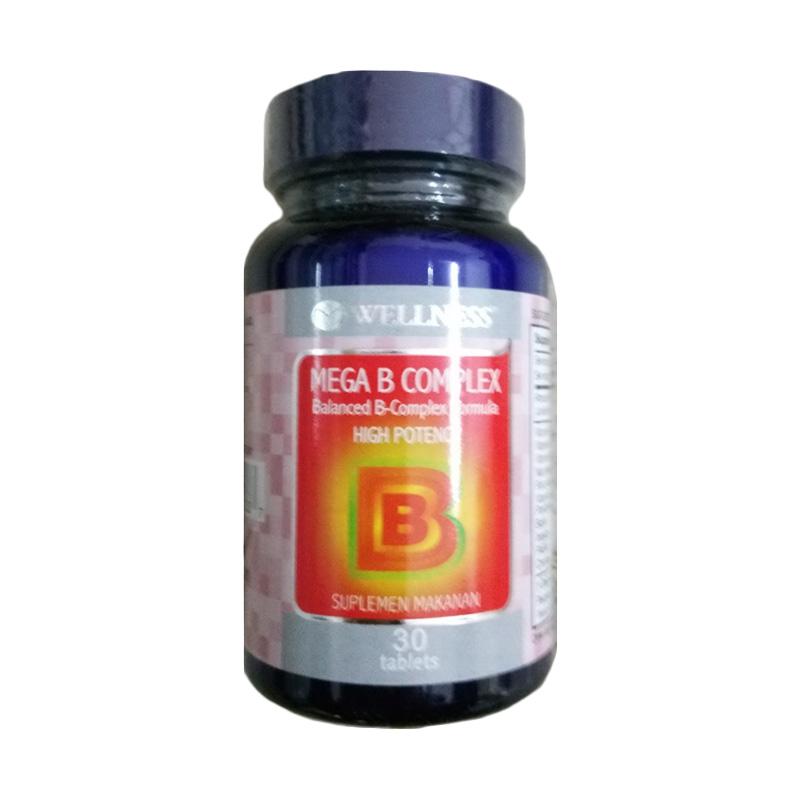 Jual Wellness Mega B Complex 69020 Suplemen Kesehatan [30 Tablets] di ...