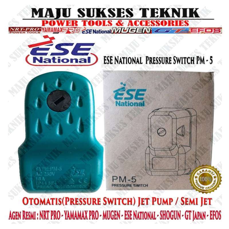 Jual ESE NATIONAL PM 5 Pressure Switch Otomatis Semi Jet Pump Pompa