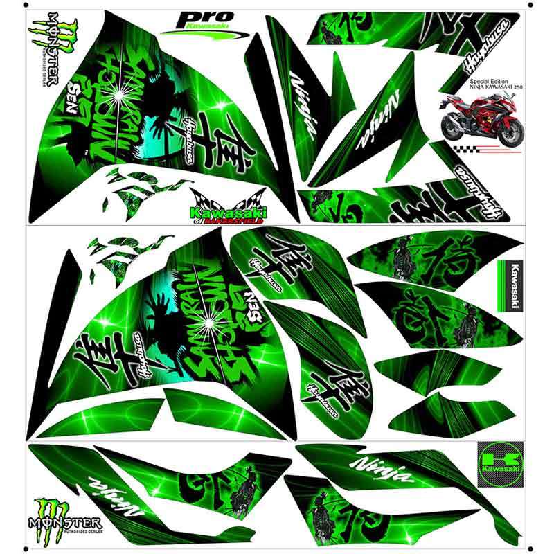 Jual Istanastiker Hayabusa Premium Decal Stiker Motor For ...