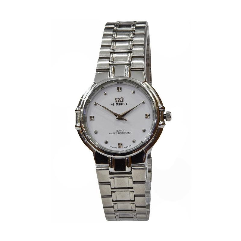 Jual Mirage 3667-A Jam Tangan Pria - Silver Online - Harga
