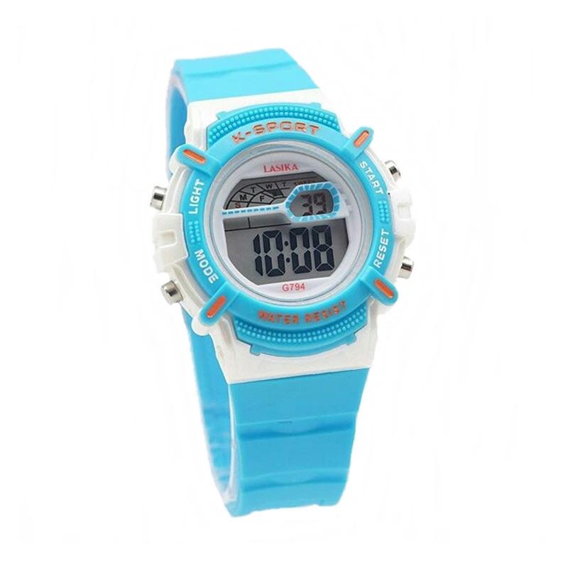 jual lasika g794 jam tangan anak biru muda jual lasika g794 jam tangan anak biru muda
