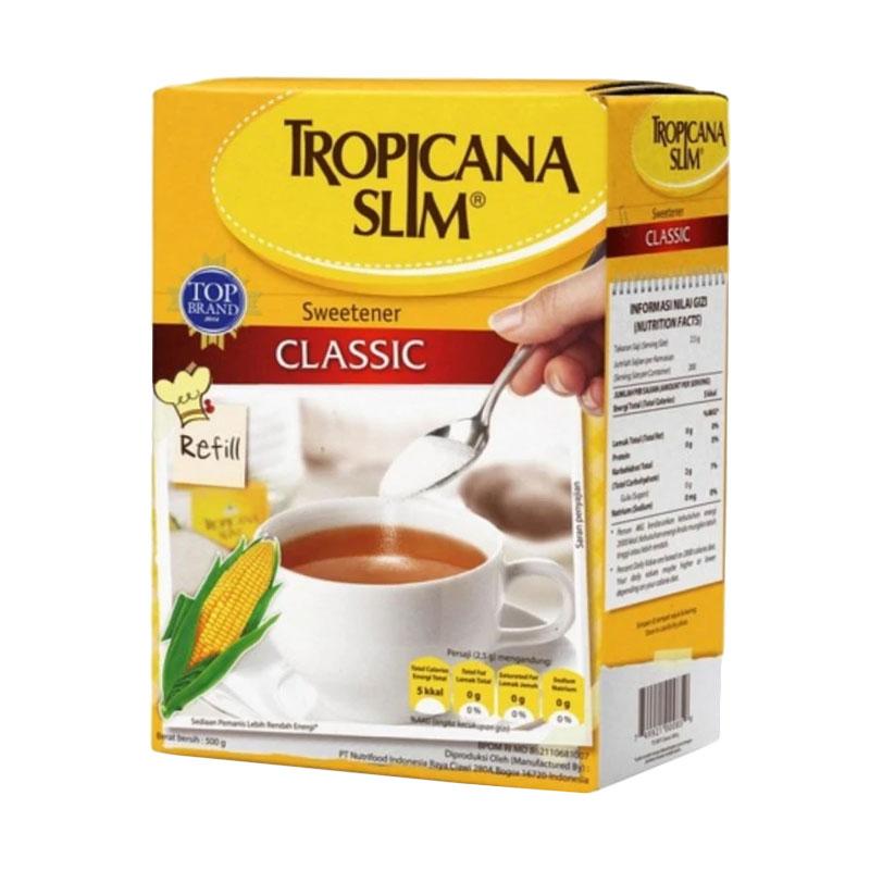 Jual Tropicana Slim Sweetener Classic Refill Gula [500 g] Online