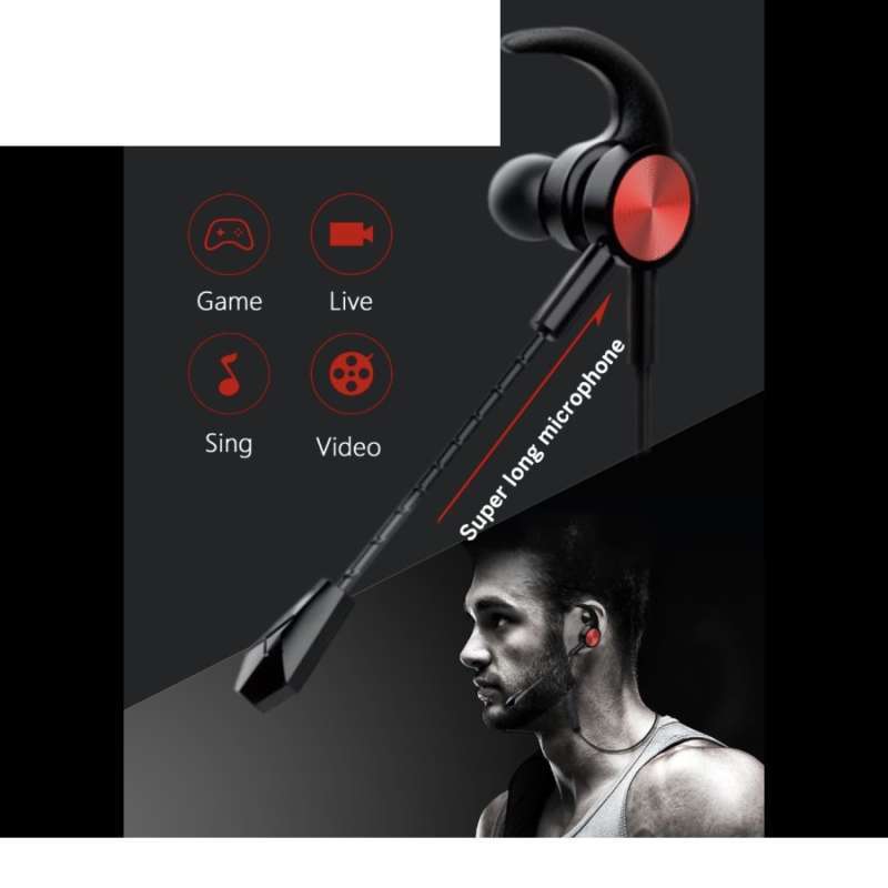 Jual XG122 Headset Gaming PUBG Mobile Legend With Mic Headphone di